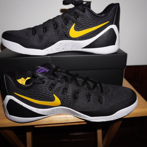 Nike Kobe 9 EM Protro TB Lakers Away Men Size 13 DS Ready to ship!!!